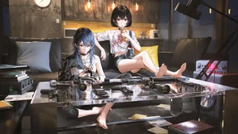 Girls With Guns - Free Live Wallpaper
