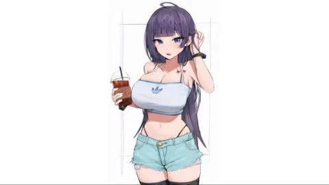 Girl With Milk Tea - Free Live Wallpaper