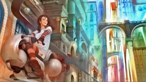Ride Through A Futurescape City - Free Live Wallpaper