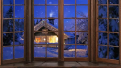 Snow Outside Lively Wallpaper - Free Live Wallpaper