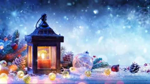 Christmas Lamp Lively Wallpaper - Free Live Wallpaper