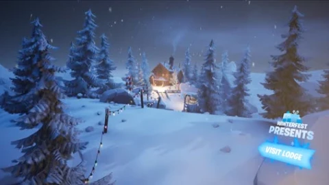 Fortnite Winterfest Lively Wallpaper - Free Live Wallpaper
