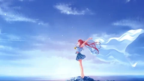 Anime Ocean View Lively Wallpaper - Free Live Wallpaper