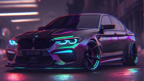 Neon BMW Lively Wallpaper - Free Live Wallpaper