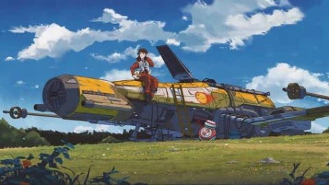 Ghibli Studio X Star Wars Animation - Free Live Wallpaper