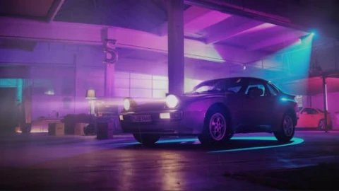 Porsche 944 Retro Lively Wallpaper - Free Live Wallpaper