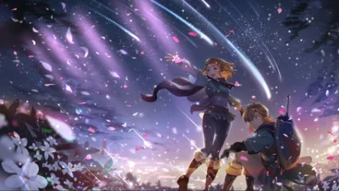 Zelda Starfall Lively Wallpaper - Free Live Wallpaper