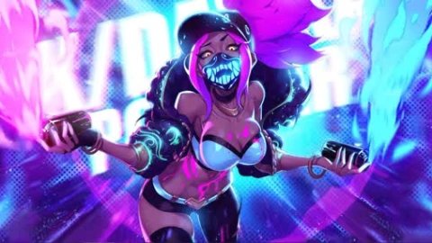 Akali KDA League Of Legends - Free Live Wallpaper