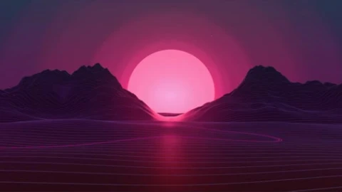 RGB Sunset - Free Live Wallpaper