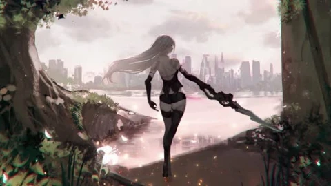 Yorha a2 nier automata - Free Live Wallpaper