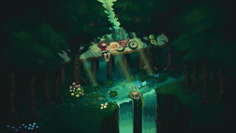 Pokémon Emerald waterfall - Free Live Wallpaper