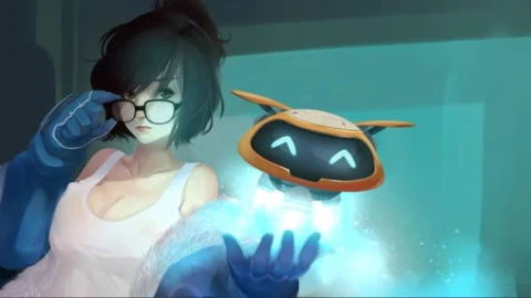 overwatch training bot r34 - Free Live Wallpaper