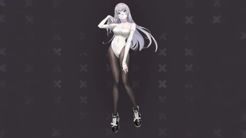 Silver girl wallpaper - Free Live Wallpaper