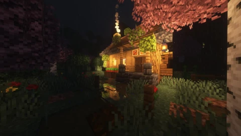 Rainy Day Minecraft - Free Live Wallpaper