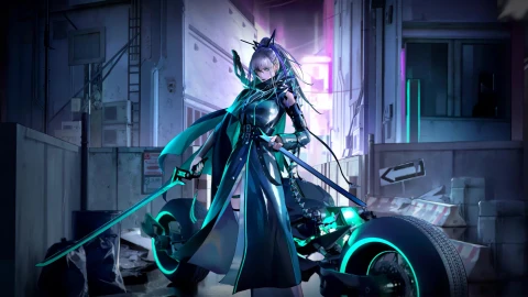 【4K】无期迷途：白逸 凛锋夜行 - Free Live Wallpaper