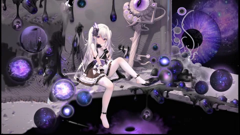 犹格•索托斯 白丝 3840x2160 - Free Live Wallpaper