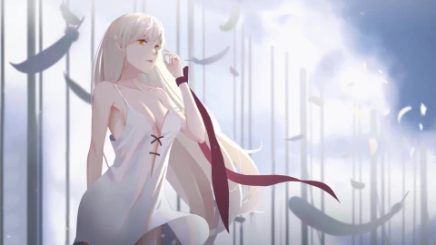 忍野忍 Shinobu Oshino (Kiss Shot) 伤物语 4K60FPS - Free Live Wallpaper