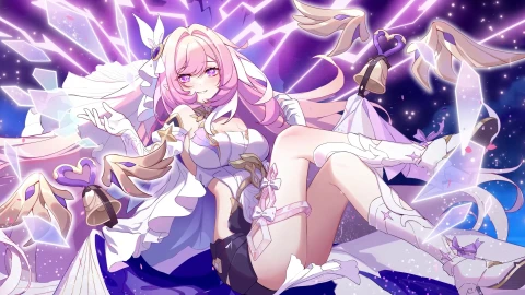 爱莉希雅 飞花之吻 4K - Free Live Wallpaper