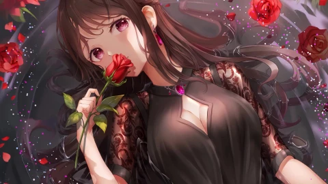 红玫瑰 Red Rose 4K60FPS - Free Live Wallpaper
