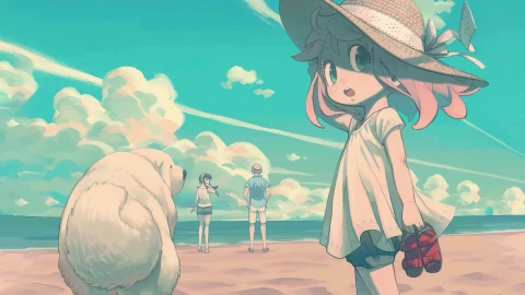 间谍过家家 海边旅行 3840x2160 - Free Live Wallpaper