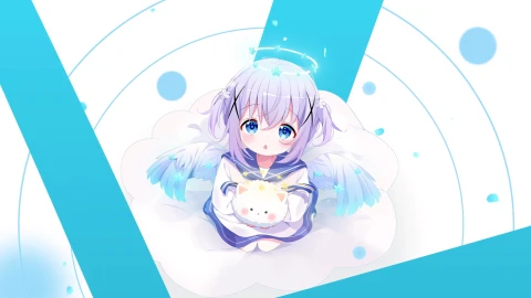 天使智乃 4K60FPS - Free Live Wallpaper