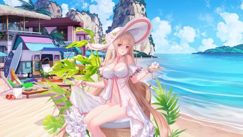 泳装 伊娃 3840x2160 - Free Live Wallpaper