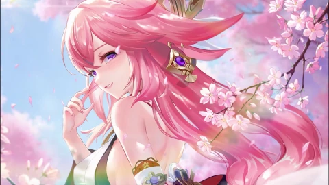 八重神子Yae Miko 4K - Free Live Wallpaper
