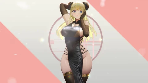 チャイナ娘 By Oekaki Zuki 4K60FPS - Free Live Wallpaper