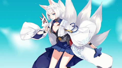 Azur Lane Kaga Cybust PC - Free Live Wallpaper