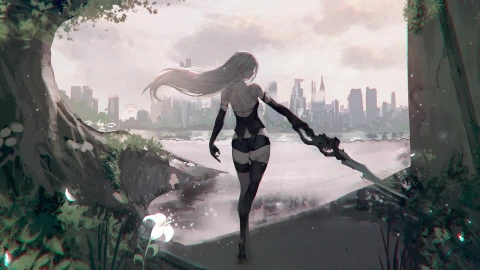 A2NieR Automata Desktop - Free Live Wallpaper