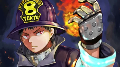 森羅 日下部 炎炎ノ消防隊 Enen no Shouboutai Fire Force - Free Live Wallpaper