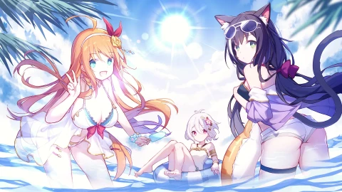 夏日三人组 - Free Live Wallpaper