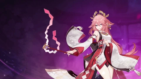 Yae Miko O2 PC - Free Live Wallpaper