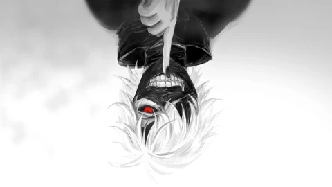 tokyo ghoul 東京喰種 トーキョーグール upside down Ken Kaneki 金木 研 - Free Live Wallpaper