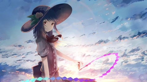Tenshi Hinanawi 比那名居天子 Touhou1 - Free Live Wallpaper