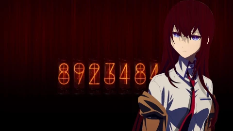Stein Gate Makise Kurisu Divergence meter Cybust PC - Free Live Wallpaper