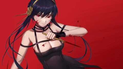 Spy x Family Yor Forger Cybust PC - Free Live Wallpaper