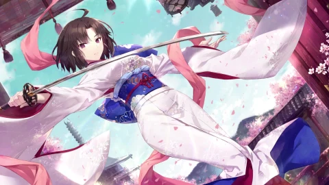 Ryougi Shiki FGO Kara no Kyoukai PC - Free Live Wallpaper