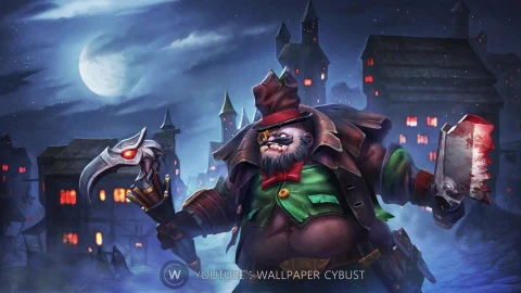 Pudge Dota 2 for steam - Free Live Wallpaper