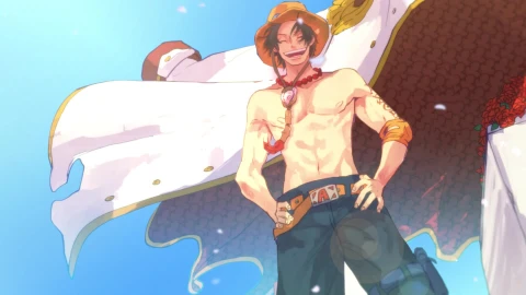 One Piece Ace PC - Free Live Wallpaper