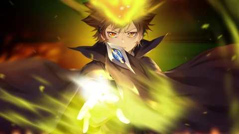 Katekyo Hitman Reborn Tsuna Tsunayoshi Sawada Cybust PC - Free Live Wallpaper