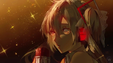 Hatsune Miku Glass Song - Free Live Wallpaper