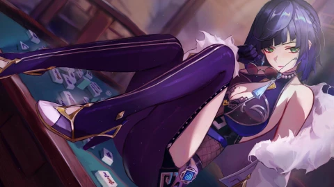 Genshin Impact Yelan Cybust 2 PC - Free Live Wallpaper
