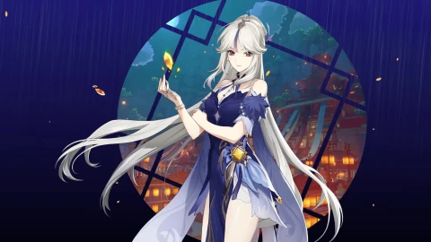 Genshin Impact Ningguang Cybust PC - Free Live Wallpaper