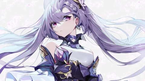 Genshin Impact Keqing PC - Free Live Wallpaper