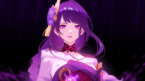 Genshin Impact Baal Dark PC 1 - Free Live Wallpaper