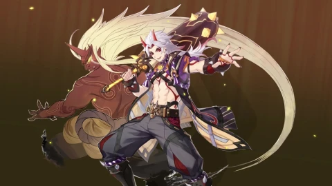 Genshin Impact Arataki Itto PC - Free Live Wallpaper
