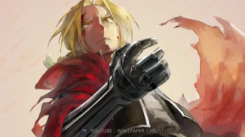 Full Metal Alchemist Edward Elric steam - Free Live Wallpaper