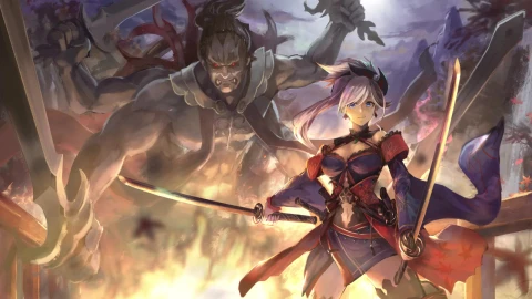 FGO Miyamoto Musashi PC - Free Live Wallpaper