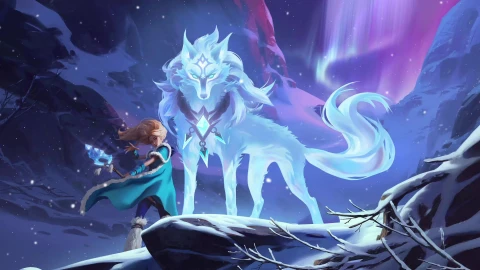 Dota 2 Cybust Crystal Maiden Persona PC - Free Live Wallpaper